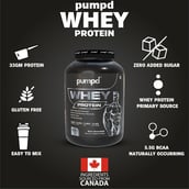 2 - Pumpd Whey Protein,  4.4 lb  Rich Chocolate 