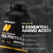 3 - Nutrabay Gold Pea Protein,  4.4 lb  French Vanilla 