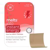 1 - Wellbeing Nutrition Melts Instant Energy Green Tea Caffeine+Electrolytes,  30 Piece(s)/Pack  Strawberry Mint 