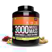 3 - QNT Muscle Mass 3000,  6.6 lb  Kesar Kaju Pista 