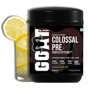 2 - G.O.A.T Fit Colossal Pre Workout 0.39 lb & Creatine Monohydrate 0.22 lb Combo with Free Shaker,  3 Piece(s)/Pack  Masala Lemonade & Unflavoured 