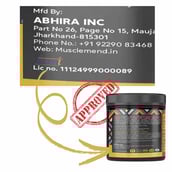 3 - Musclemend Formula EAA + Nootropics 2:1:1,  Fruit Punch  0.22 lb  20 Servings 