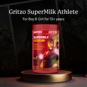4 - Supermilk Gritzo Athlete for 13+ Years,  400 g  Double Chocolate (Iron Man)