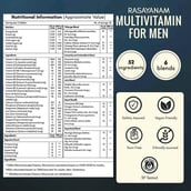 2 - Rasayanam Plant Based Omega 3 60 Caps with Ashwagandha KSM-66 60 Caps & Multivitamin for Men Combo, 60 tablet(s)