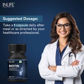 6 - INLIFE Biotin,  60 veggie capsule(s)  Unflavoured 
