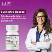 5 - INLIFE Milk Thistle (600mg),  60 veggie capsule(s) 