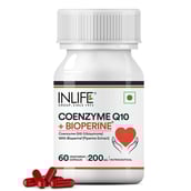 1 - INLIFE Coenzyme Q10 200mg with Bioperine,  60 capsules 