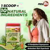 4 - Neulife Amazing Greens flavour Jaljeera,  300 g 