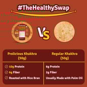 3 - Prolicious Khakhra,  Garlic Bread (Pack of 4)  170 g 