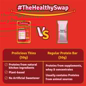 3 - Prolicious Protein Thins Snack Chips,  Assorted (Pack of 7)  50 g 