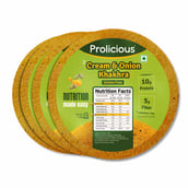 1 - Prolicious Khakhra,  Cream & Onion (Pack of 4)  170 g 