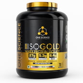 1 - One Science 100% Iso Gold Whey Protein Isolate,  5 lb  Neapolitan Ice Cream 