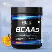 4 - INLIFE BCAAs,  0.55 lb  22 Servings  Orange 