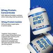 4 - Ronnie Coleman King Whey Protein,  5 lb  Chocolate Brownie