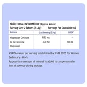 11 - HealthKart HK Vitals Magnesium Glycinate, Unflavoured - Women 120 tablet(s)