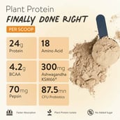 8 - Happy Cultures Tastiest Plant Protein, 1.11 lb Real Alphonso Mango with Almond Chunks