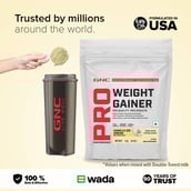 6 - GNC Pro Performance Weight Gainer, 4.4 lb Vanilla Ice Cream