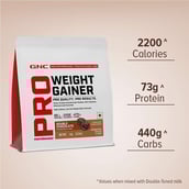 11 - GNC Pro Performance Weight Gainer,  2.2 lb  Double Chocolate 