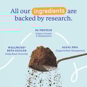 4 - Supermilk Gritzo Overall Growth for Boy/Girl 2-6 Yrs Protein & Nutrition Drink Mix,  400 g  Double Chocolate