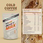 1 - Fuel One Whey Max,  2.2 lb  Cold Coffee 