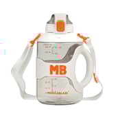 2 - MuscleBlaze Gym Gallon Water Bottle,  White  2.2 L 
