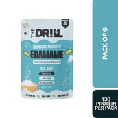 8 - The Drill Crunchy Roasted Edamame, Sea Salt (Pack of 6) 30 g