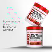 6 - GNC Pro Performance Pure Micronized Creatine Monohydrate,  Cranberry with Steel Shaker 750ml  0.22 lb 