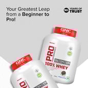 3 - GNC Pro Performance 100% Whey Protein,  4 lb  Cookie & Cream with Creatine Monohydrate 0.55 lb Combo 