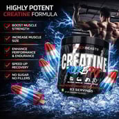 2 - BLACK BEAST Creatine,  Unflavoured  0.55 lb 