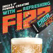 3 - Nutrabay Crea Fizz, Orange 0.23 lb