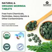 5 - Naturyz Organic Moringa 1200mg, 60 tablet(s)