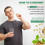 6 - Naturyz Organic Ashwagandha 1200mg,  60 tablet(s) 