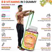 4 - Naturyz Plant B12 + B Complex,  30 gummies  Orange 