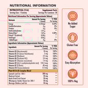 9 - Naturyz Plant B12 + B Complex,  30 gummies  Orange 