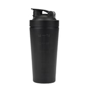 6 - MuscleBlaze Stainless Steel Shaker,  Stealth Black  700 ml 