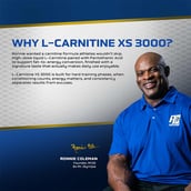 12 - Ronnie Coleman L-Carnitine XS 3000 mg Liquid,  465 ml  Orange Smash