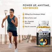 3 - Dr. Morepen Shilajit,  60 capsules 