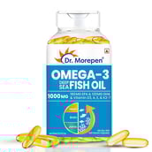 2 - Dr. Morepen Omega-3 Deep Sea Fish Oil 1000mg,  60 softgels 