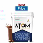 AS-IT-IS Nutrition ATOM PWR Mass Gainer,  8.8 lb  Double Rich Chocolate 