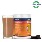 Supermilk Gritzo Growth+ for Boy 7 to 12 years,  200 g  Double Chocolate 
