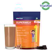 Supermilk Gritzo Growth+ for Girl 10 to 12 years,  800 g  Double Chocolate 
