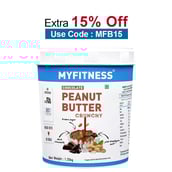 Myfitness by brnd.me Chocolate Peanut Butter, 1.25 kg Crunchy