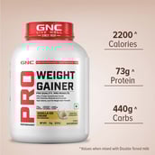2 - GNC Pro Performance Weight Gainer,  6.6 lb  Vanilla Ice Cream 