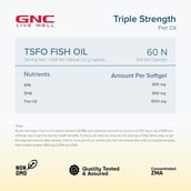 GNC Pro Performance Power Protein 4 lb Double Rich Chocolate & Mega Men One Daily Multivitamin 60 Tabs with Triple Strength Fish Oil 60 Softgels