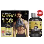 One Science Nitra Whey Tiger Combo Pack,  4 lb  Neapoliten Ice Cream with Daily Multivitamin 60 Capsules 