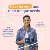 5 - Supermilk Gritzo Overall Growth for 13+ Yrs Girls Protein & Nutrition Drink Mix,  800 g  Double Chocolate 