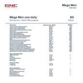 GNC Pro Performance Weight Gainer 6.6 lb Vanilla Ice Cream & Mega Men One Daily Multivitamin 60 Tabs with Triple Strength Fish Oil 60 Softgels