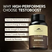 6 - Rasayanam Testoboost (500mg) 3-in-1 Testosterone for Men,  60 capsules  Unflavoured 