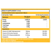4 - Osoaa Vitamin D3+B12+K2(MK-7),  120 tablet(s)  Unflavoured 