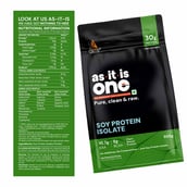 9 - AS-IT-IS Nutrition Soy Protein Isolate,  1.1 lb  Unflavoured 